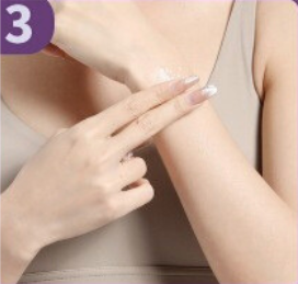 3. Apply evenly on  affected area and let  it absorb.